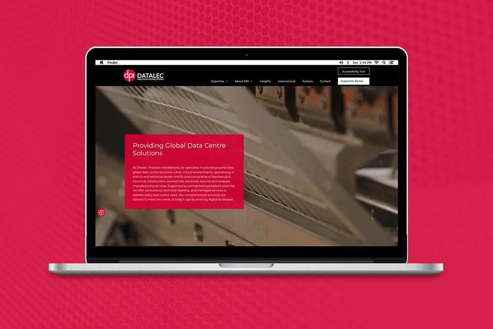 Datalec Precision Installations website image