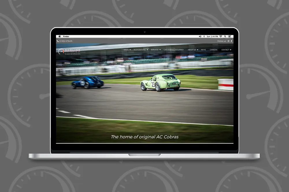 Redline Engineering website image